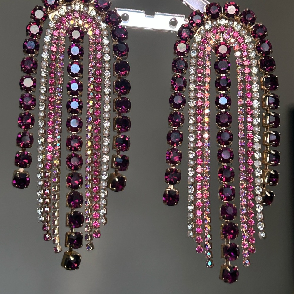 Feed Me Gems amethyst Earrings